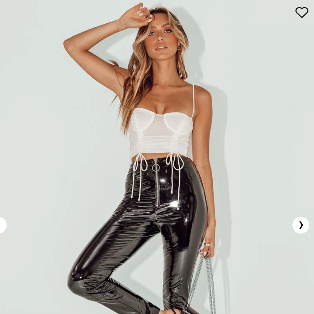 Princess Polly Shine Bright Crop Top Sz 2 NWT